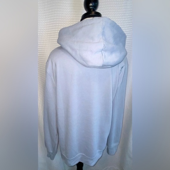 Woman’s Kangol‎ baby blue cotton blend fleece hoodie size XL fits like medium - Picture 13 of 14